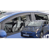 ΑΝΕΜ.SET29647 . TOYOTA PRIUS 5D 2016+ ΣΕΤ ΑΝΕΜΟΘΡΑΥΣΤΕΣ ΑΥΤΟΚΙΝΗΤΟΥ ΑΠΟ ΕΥΚΑΜΠΤΟ ΦΙΜΕ ΠΛΑΣΤΙΚΟ HEKO - 4 ΤΕΜ.