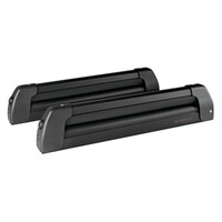 N40012 . ΒΑΣΗ ΣΚΙ ΟΡΟΦΗΣ 4 ΖΕΥΓΑΡΙΑ ΣΚΙ/2 SNOWBOARD ΑΛΟΥΜΙΝΙΟΥ ΜΑΥΡΗ ΜΕ ΚΛΕΙΔΙ NORDIC-KING EVO NK-40 58cm