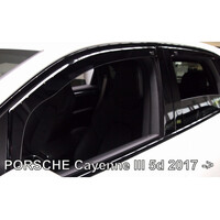 ΑΝΕΜ.SET26308 . PORSCHE CAYENNE 5D 2017+ - ΑΝΕΜΟΘΡΑΥΣΤΕΣ ΣΕΤ ΑΝΕΜΟΘΡΑΥΣΤΕΣ ΑΥΤΟΚΙΝΗΤΟΥ ΑΠΟ ΕΥΚΑΜΠΤΟ ΦΙΜΕ ΠΛΑΣΤΙΚΟ HEKO - 4 ΤΕΜ.