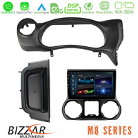 Bizzar m8 Series Jeep Wrangler 2014-2017 8core Android12 4+32gb Navigation Multimedia Tablet 9 u-m8-Jp0788