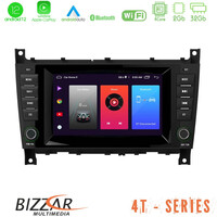 Bizzar oem Mercedes W203 Facelift 4core Android12 2+32gb Navigation Multimedia Deckless 7 με Carplay/androidauto u-4t-Mb17