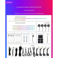 Ατμοσφαιρικός Φωτισμός Audi q2 (Ga) 2019-2024 oem Ambient Light Full kit l-al-Cp0381