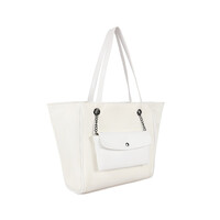 Γυναικεία Τσάντα Χειρός Χρώματος Λευκό Laura Ashley Relief Stick 651LAS1728