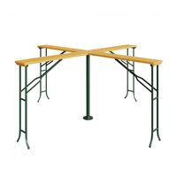 Μεταλλικό Πτυσσόμενο Τραπέζι- Bar Κήπου 4 Θέσεων 239.5 x 103 cm Hoppline HOP1001193