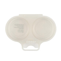Διπλή Συσκευή Μαγειρέματος Αυγών για Φούρνο Μικροκυμάτων Χρώματος Taupe Cook Concept KC2152 KC2152-Taupe