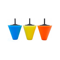 Σετ Κώνοι Γυαλίσματος για Ζάντες 150 mm 3 τμχ Kraft&Dele KD-1592