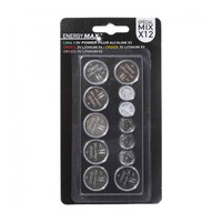 Σετ Μπαταρίες Λιθίου Κουμπιά 12 τμχ 5Five Simply Smart 133616