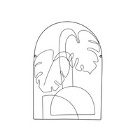 Μεταλλικό Διακοσμητικό Τοίχου 45 x 0.3 x 65 cm Atmosphera 185885