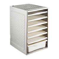 Πλαστική Συρταριέρα Ρούχων με 4 Δίσκους και 2 Συρτάρια 34 x 41 x 53 cm Χρώματος Γκρι Bama 10236