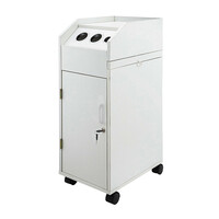 Τροχήλατος Ξύλινος Βοηθός Κομμωτηρίου 31.5 x 43.5 x 90.5 cm Hoppline HOP1001321-2