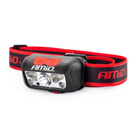 Επαναφορτιζόμενος Φακός Κεφαλής LED XPE+2LED+2SMD 180FLUX 1200mAh LH03 AMiO 02825
