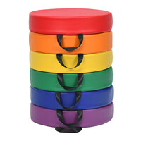 Σετ Παιδικά Στρογγυλά Μαξιλάρια Δαπέδου 6 τμχ Costway FH10074CL