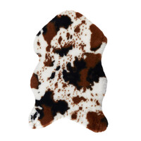 Χαλάκι Animal Art 60 x 90 cm Black/Brown Home Deco Factory TX0085 TX0085-Black-Brown