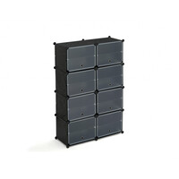 Πλαστική Παπουτσοθήκη με 8 Ράφια 83 x 32 x 122 cm Idomya 30012306