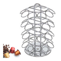 Μεταλλική Περιστρεφόμενη Βάση για 40 Κάψουλες Καφέ 34 x 12.2 x 11.8 cm Bakaji 02839070