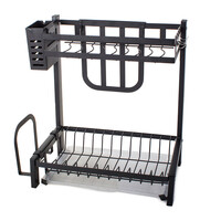 Διώροφη Μεταλλική Πιατοθήκη Στεγνωτήριο 35.5 x 22.5 x 40 cm Verk Group 5907451339466