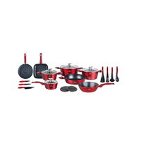 Σετ Μαγειρικά Σκεύη 12 τεμαχίων Κόκκινο ZILNER ZL-8541