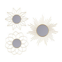 Σετ Μεταλλικοί Καθρέφτες 3 τμχ. 25 cm Urban Living 54811