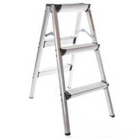 Αλουμινένια σκάλα 3 Σκαλοπατιών Διπλής Όψης 150kg M85591 MAR-POL