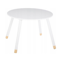 Atmosphera  Στρογγυλό Λευκό Παιδικό Τραπέζι - Ύψος 43 εκ, Διάμετρος 60 εκ  127152B