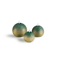 Σετ LED κεριών 3 τεμαχίων Πράσινο 8720604887938 Lifa-Living