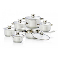 Σετ  Ανοξείδωτα Μαγειρικά Σκεύη 12 τεμάχια 8720195387930 Magnani