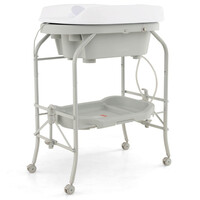 Costway Πάγκος Αλλαγής με Μπανιέρα για Μωρά - Πολυλειτουργικός και Εργονομικός AC10011EU-HS