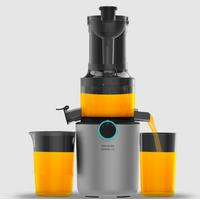 Αποχυμωτής Αργής Συμπίεσης Juice&Live 1500 Slim 200W με Στόμιο 82mm & Αντίστροφη Λειτουργία Ασημί CEC-101572 Cecotec