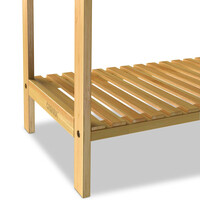 Casaria Κρεμάστρα Πετσετών από Μπαμπού με Ανοξείδωτες Ράβδους 107933