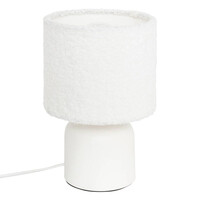 Atmosphera Επιτραπέζιο φωτιστικό Bona Bouclette Λευκό 202645