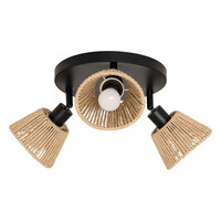 Atmosphera Ατμοσφαιρικό Φωτιστικό Οροφής με Σχοινί 25 x 21 εκ. 205973