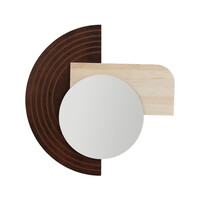 Ostaria Καθρέφτης mdf Ξύλο Σύγχρονος Φυσικός -37059