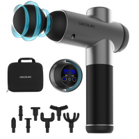 Cecotec Πιστόλι Μασάζ SkinCare Massage Full Recovery με 99 Επίπεδα Έντασης, Οθόνη, Brushless Κινητήρα, 8 Κεφαλές, Θήκη. CEC-116296