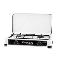 Lexical gas Stove 2 Burners White lgs-2812-1