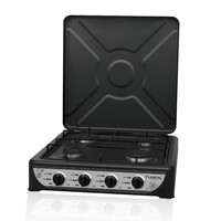 Lexical gas Stove 4 Burners Black lgs-2814-2