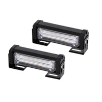 VenCore 6855-10021 - Σετ 2 Τεμ. Προειδοποιητικών LED CREE CXB COB Αδιάβροχες Μπάρες με Βάση και Διακόπτη ON/OFF Μονού Χρώματος Μπλε 12-24V
