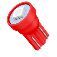 VenCore 3216-10015 - T10 W5W - Λάμπα LED για Βάση T10 W5W 1 SMD 5050 0.30W 16 Lumen 12 Volt Κόκκινο