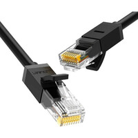 Ugreen Ethernet RJ45 Rounded Network Cable Cat.6 UTP 3m Black (20161) (UGR20161)