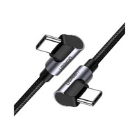 Ugreen USB-C to USB-C Angled Cable US323 PD 3A 60W 2m Black (70531) (UGR70531)