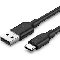 Ugreen Nickel plated USB-C cable 1m black (60116) (UGR60116)