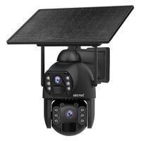 SECTEC smart ηλιακή κάμερα ST-536-6MAOV-4G-EU, dual lens, 3MP, 4G, SD, PTZ, IP66