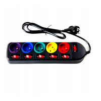 Πολύπριζο Ασφαλείας 5 Θέσεων με Καλώδιο 1.5 m Kraft&Dele KD-4000-CZ