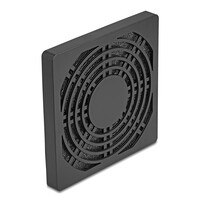 DELOCK σχάρα για 92mm ανεμιστήρα 67312 με φίλτρο σκόνης, πλαστική, μαύρη