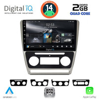 DIGITAL IQ RSB 1595SL_CPA (10inc) MULTIMEDIA TABLET for SKODA OCTAVIA 5 mod. 2005-2012 (SILVER)