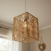 Φωτιστικό οροφής Dorotan Inart E27 φυσικό 30x27x110εκ