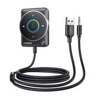 Ugreen Bluetooth 5.4 adapter CM723 USB + 3.5mm mini jack built-in microphone black (35002) (UGR35002)