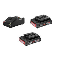 Σετ Bosch 1 X 2607226251 Φορτιστής  GAL 18V - 40 Kαι 2 Χ 1607Α350BG Μπαταρίες 2.0Αh