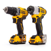 Dewalt DCK2110L2T Σετ Δραπανοκατσάβιδο 12V DCD701 & Παλμικό Κατσαβίδι DCF801+Κασετίνα)