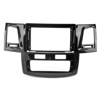 CARAV Industries Inc.  Πρόσοψη για τάμπλετ 9" Toyota Hilux '08-'15 (Μαύρο γυαλιστερό) Auto Aircondition   22.1083