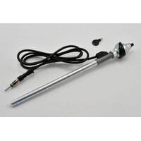 Compotech s.r.l.  Κεραία φτερού 38mm (Μαύρο στέλεχος)   02.101/BLACK